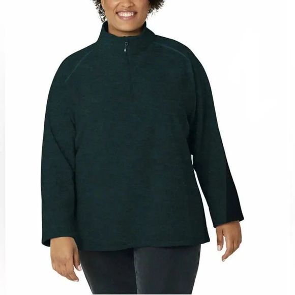 Eddie Bauer Ladies quarter zip pullover XXL - Picture 2 of 5